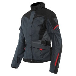 CAZADORA DAINESE TEMPEST 3 LADY D-dry EBONY/BLACK/LAVA RED