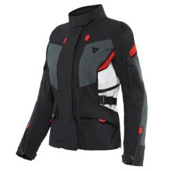 CHAQUETA DAINESE CARVE MASTER 3 LADY BLACK/EBONY/LAVA-RED