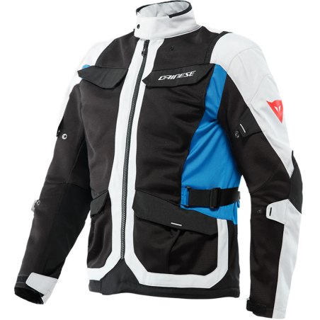 CAZADORA DAINESE DESERT TEX JACKET GLACIER-GRAY/BLACK/PERFORMANCE BLUE