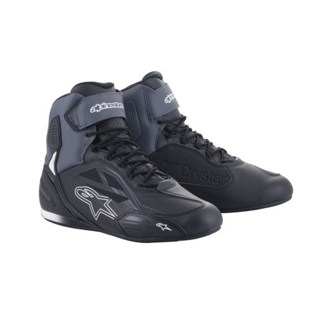 Botas Alpinestars FASTER-3 DRYSTAR NEGRO/GRIS | Boutique Motor