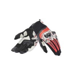 Guantes Dainese MIG 3 PIEL NEGRO/ROJO SPRAY/BLANCO | Boutique Motor