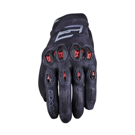 Guantes FIVE STUNT EVO 2 CAMO/ROJO | Boutique Motor