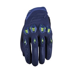 Guantes FIVE STUNT EVO 2 AZUL/AMARILLO FLUOR | Boutique Motor