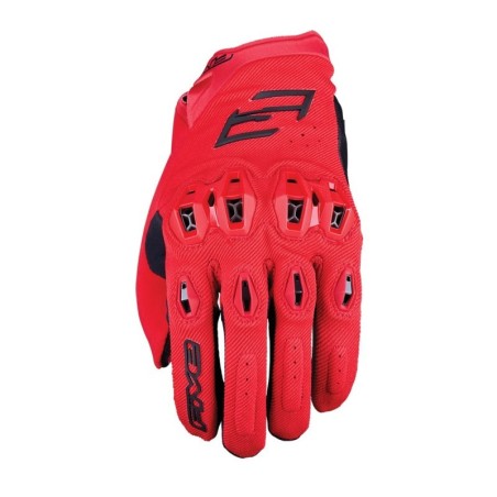 Guantes FIVE STUNT EVO 2 ROJO | Boutique Motor