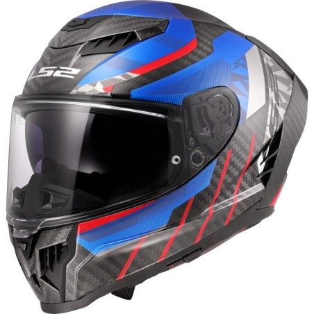 Casco Ls2 FF807 DRAGON TRAX AZUL ROJO | Boutique Motor