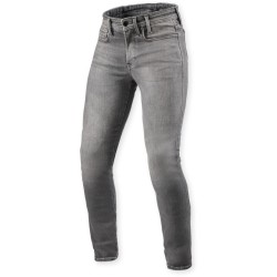 REV'IT PANTALONES VAQUEROS REVIT PISTON 3 SKINNY GRISES