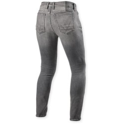 REV'IT PANTALONES VAQUEROS REVIT PISTON 3 SKINNY GRISES