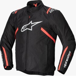 Cazadora Alpinestars T-SPS V2 WP NEGRA/ROJO FLUOR | Boutique Motor
