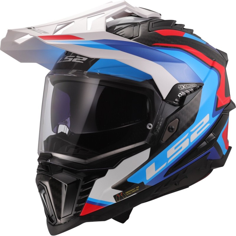 Casco Ls2 MX701 EXPLORER C FRONTIER II TRICOLOR | Boutique Motor