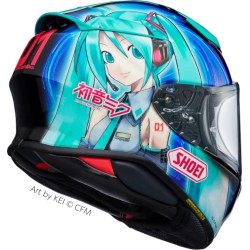 Casco Shoei NXR 2 HATSUNE MIKU TC4 | Boutique Motor