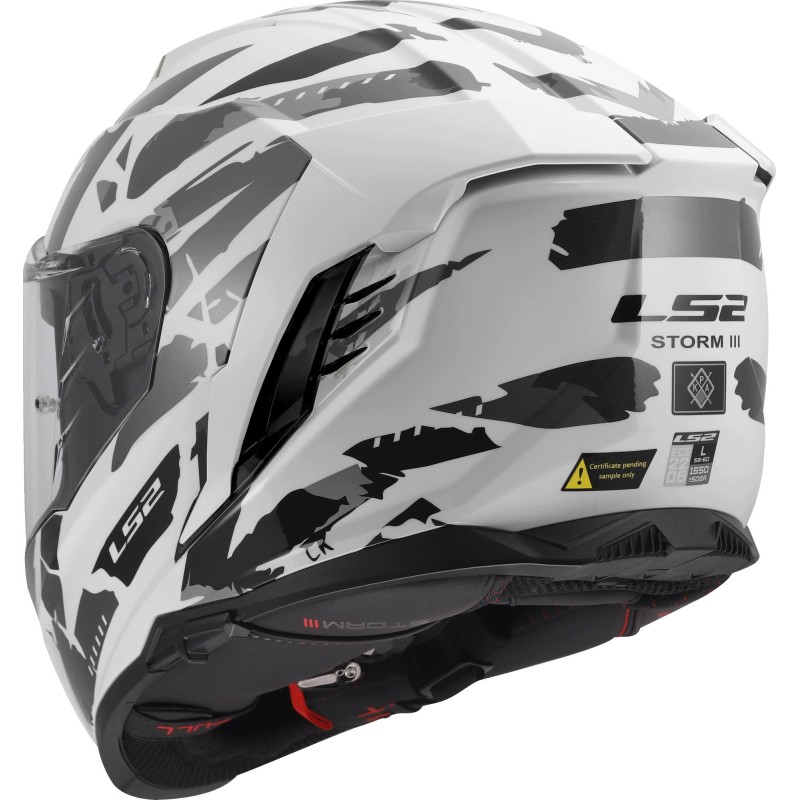 Casco Ls2 FF818 STORM III KAOS GRIS | Boutique Motor