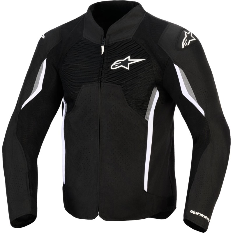 Cazadora Alpinestars AST V3 AIR NEGRA/BLANCA | Boutique Motor