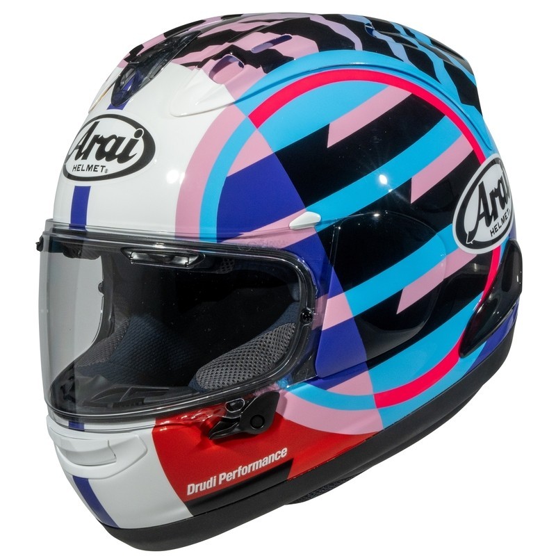 CASCO ARAI RX-7V EVO SPECTRE CIAN