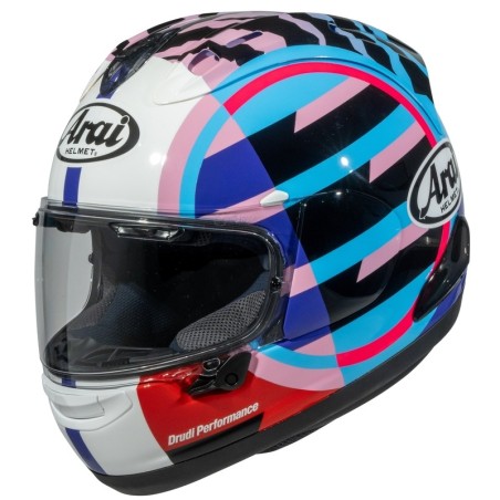 CASCO ARAI RX-7V EVO SPECTRE CIAN